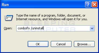 Run Dialog Box in Windows XP